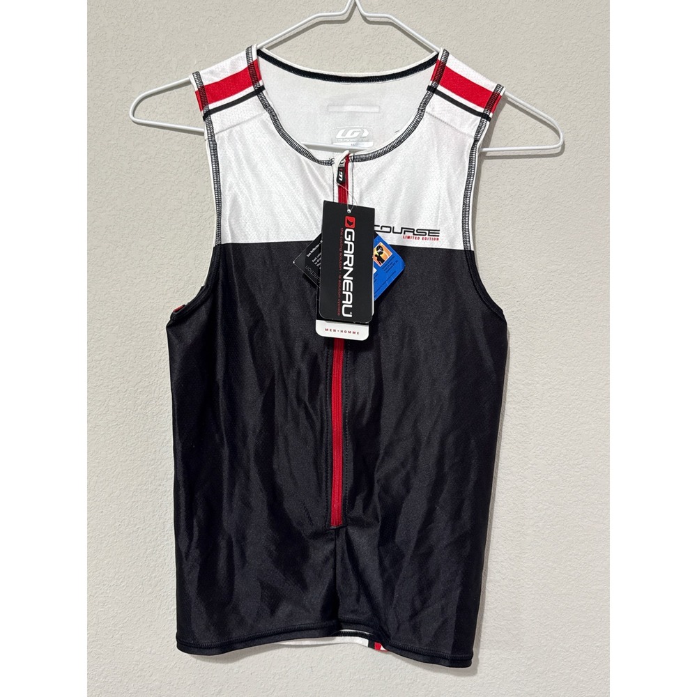 NWT Louis Garneau Elite Course Tri Triathlon Tank Top Men's Medium READ